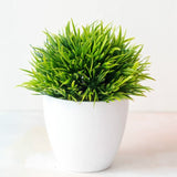 1pc Artificial Plants Green Bonsai Small Tree Pot Plants Fake Flower Potted Ornaments for Home Decoration Craft Plant Decorative