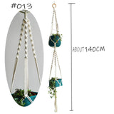 Hot sales 100% handmade macrame plant hanger flower /pot hanger for wall decoration countyard garden